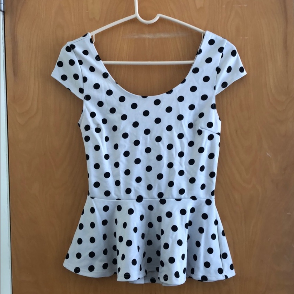 Charlotte Russe peplum top